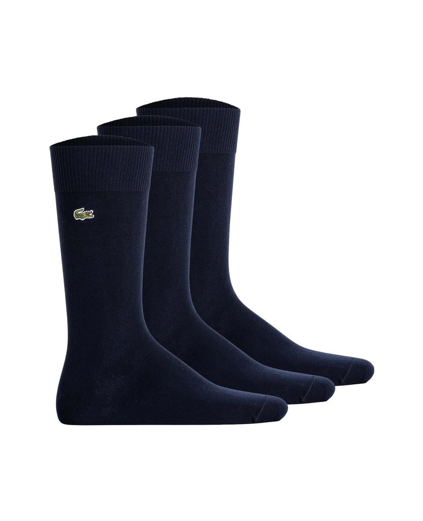 LACOSTE-Herren-Socken-3er-Pack-schwarz