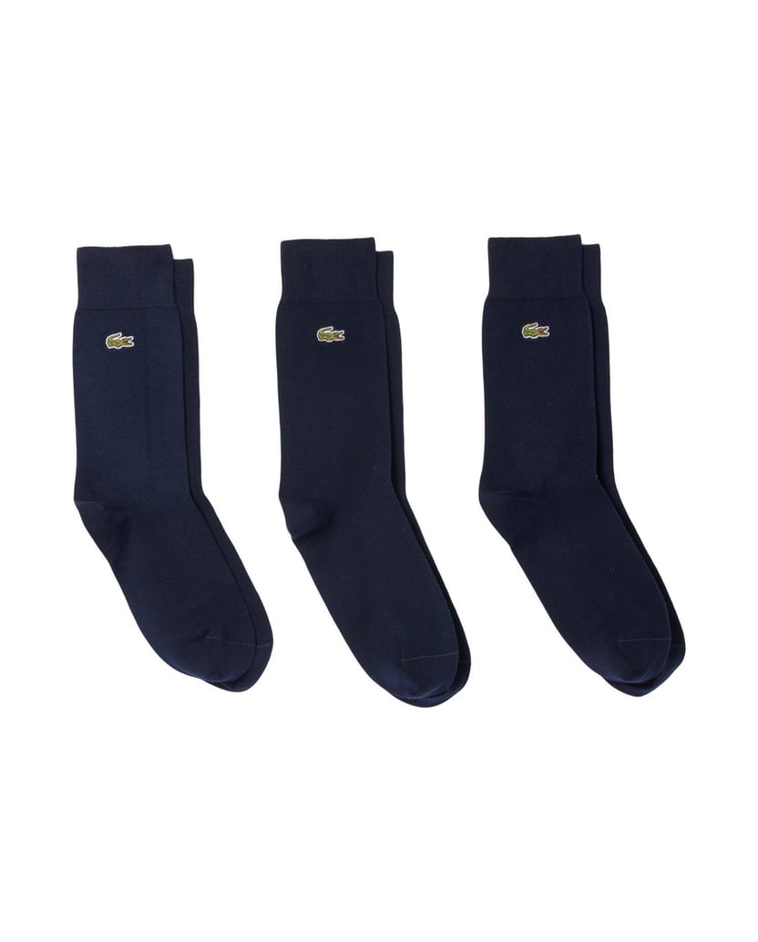 LACOSTE-Herren-Socken-3er-Pack-schwarz