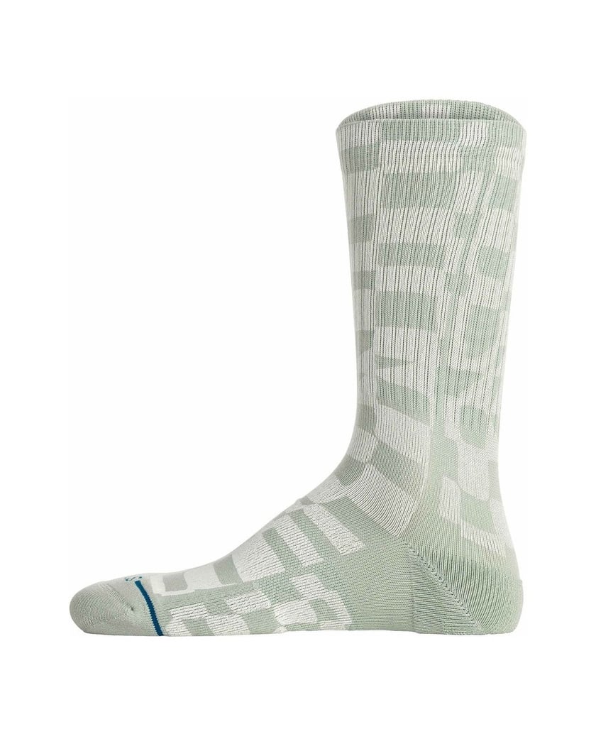 STANCE-Unisex-Socken-1er-Pack-Wave-Check-Crew-schwarz