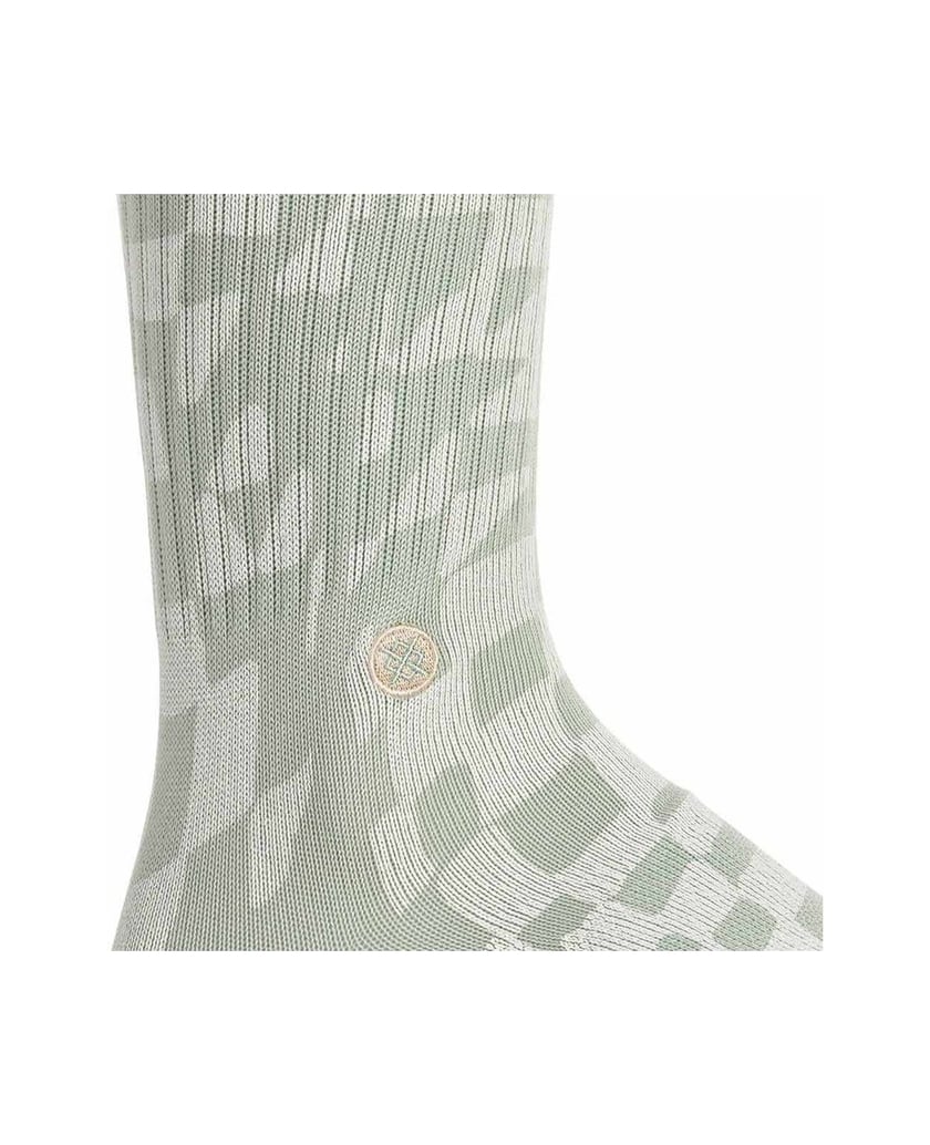 STANCE-Unisex-Socken-1er-Pack-Wave-Check-Crew-schwarz