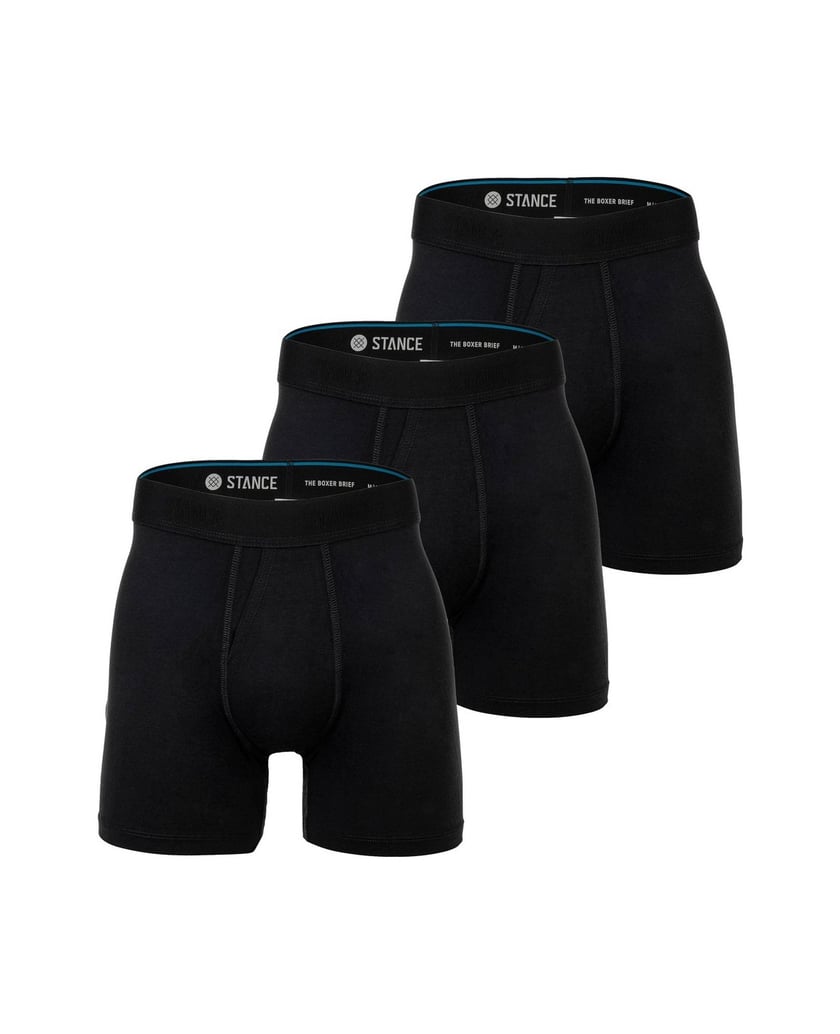 STANCE-Herren-Boxershort-3er-Pack-Boxer-Brief-schwarz
