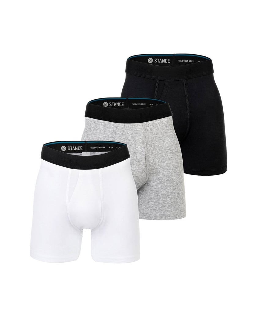 STANCE-Herren-Boxershort-3er-Pack-Boxer-Brief-schwarz