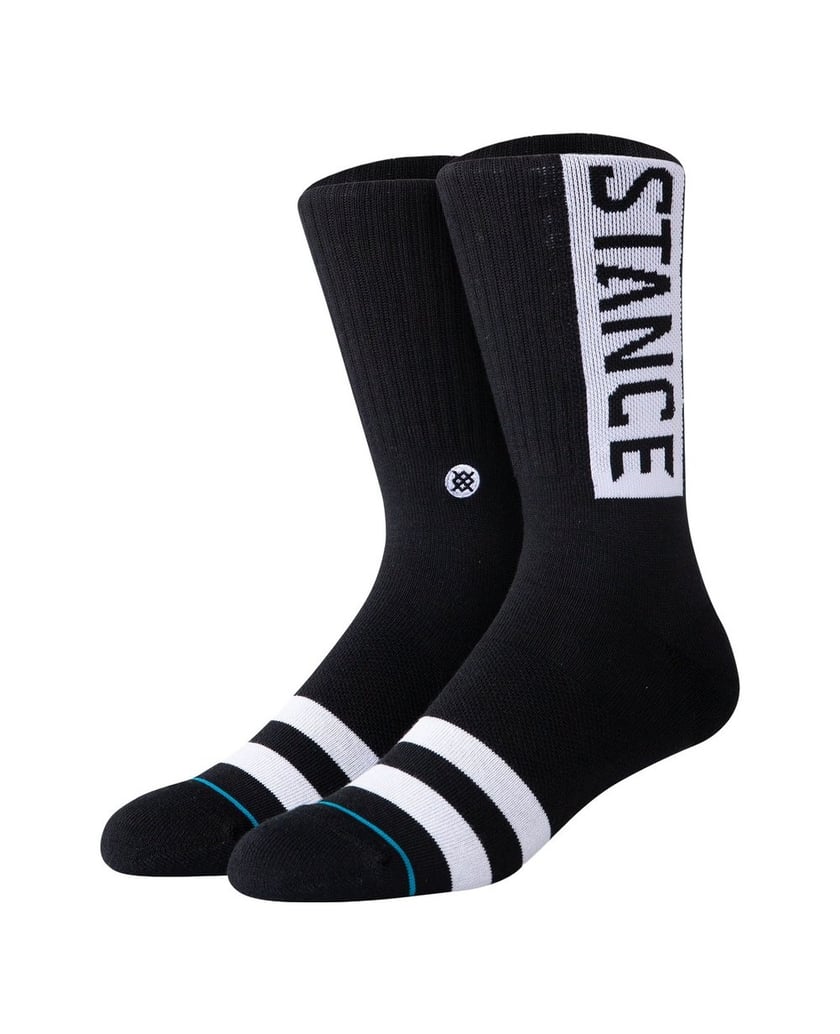 STANCE-Unisex-Socken-1er-Pack-OG-Crew-schwarz