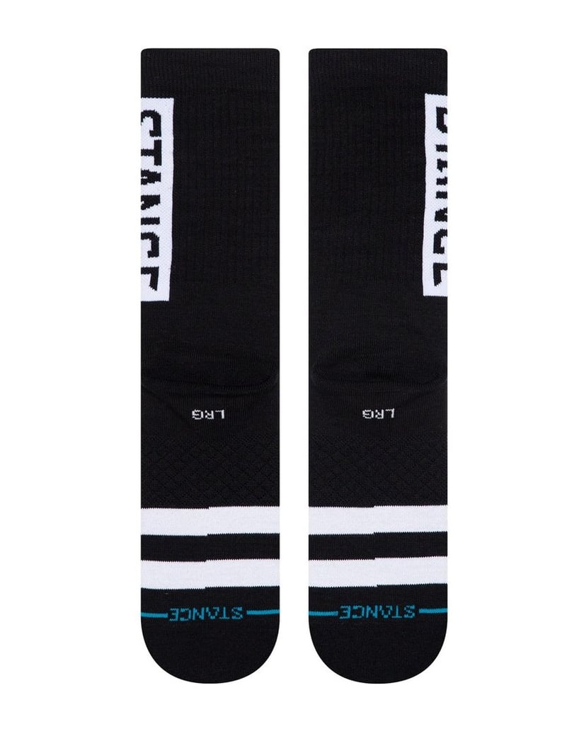 STANCE-Unisex-Socken-1er-Pack-OG-Crew-schwarz