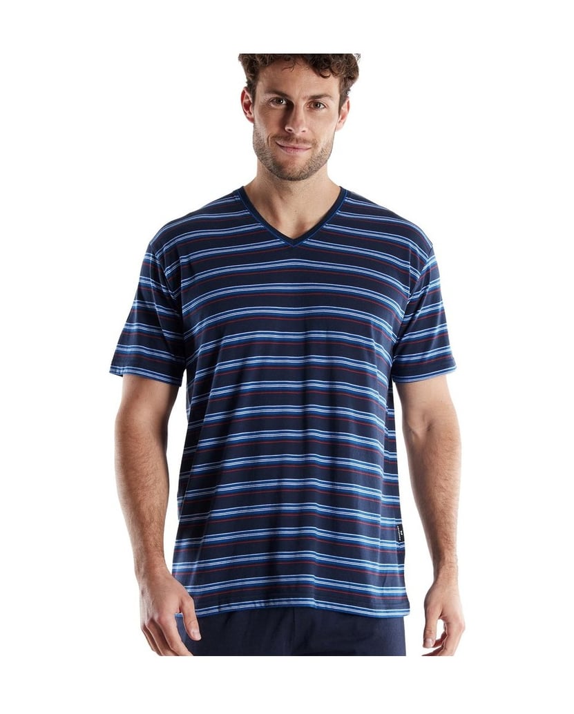 GÖTZBURG-Herren-Pyjama-Shorty-Klima-Aktiv-blau-