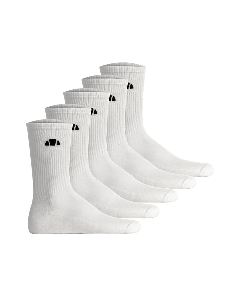 ELLESSE-Unisex-Socken-5er-Pack-ALACRE-Crew-Socks-weiss