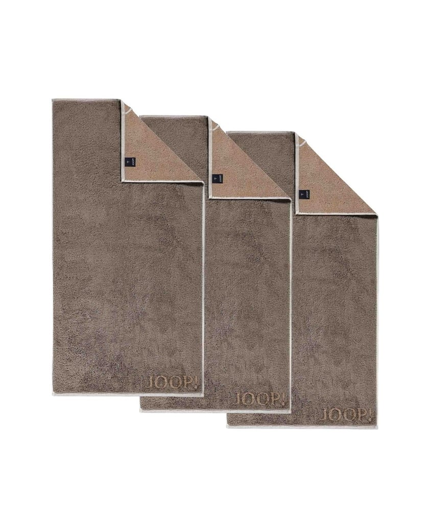 Joop-Unisex-Handtuch-3er-Pack-J!-Joop!-Contour-taupe