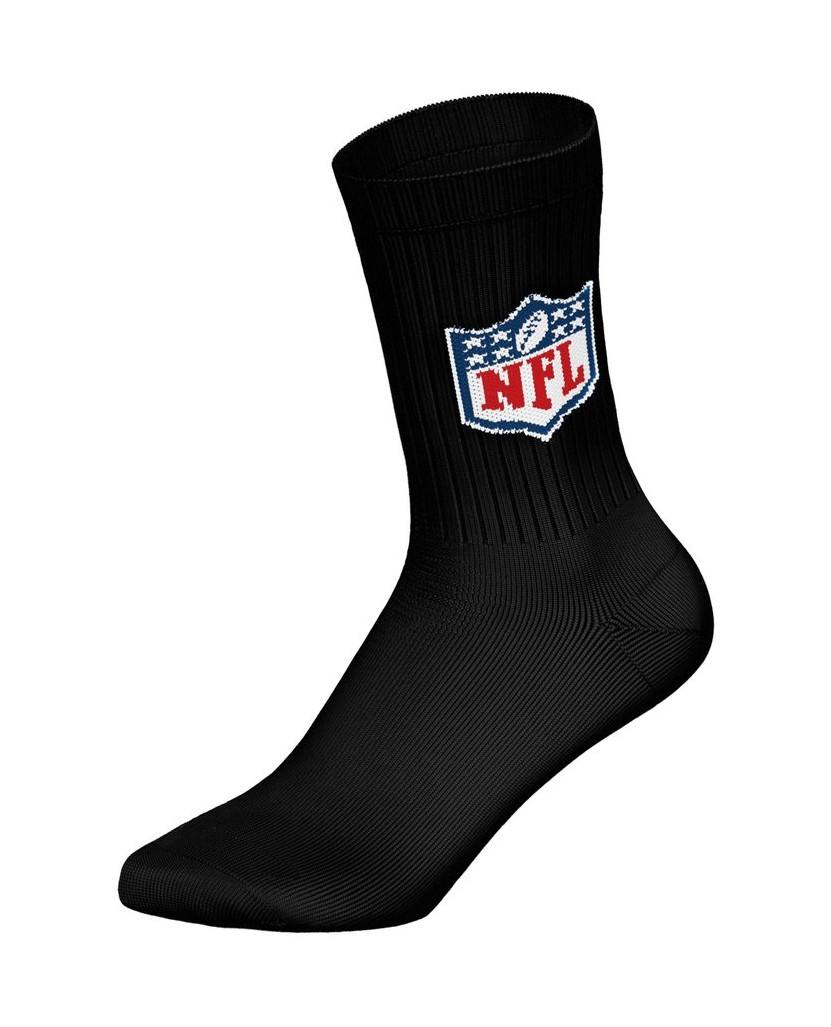 NFL-Unisex-Socken-6er-Pack-NFL-SHIELD-3Pack-Crew-Socks-schwarz