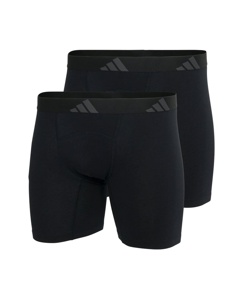 Adidas-Herren-Boxershort-2er-Pack-Ergonomic-Boxer-Brief-2P-schwarz