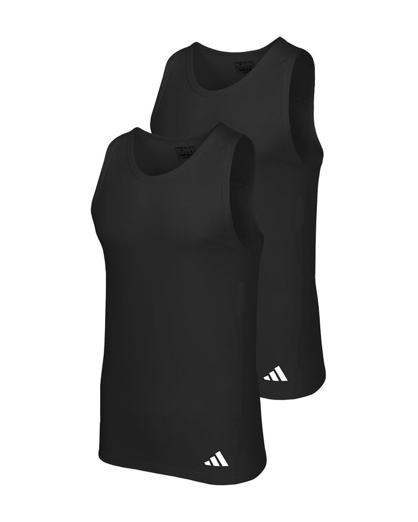 Adidas-Herren-Unterhemd-2er-Pack-Ergonomic-Tank-Top-2PK-schwarz