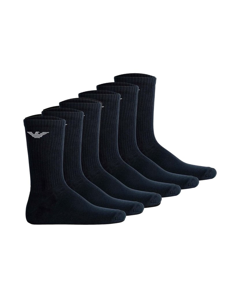 Emporio-Armani-Herren-Socken-6er-Pack-SPORTY-SPONGE-6P-blau
