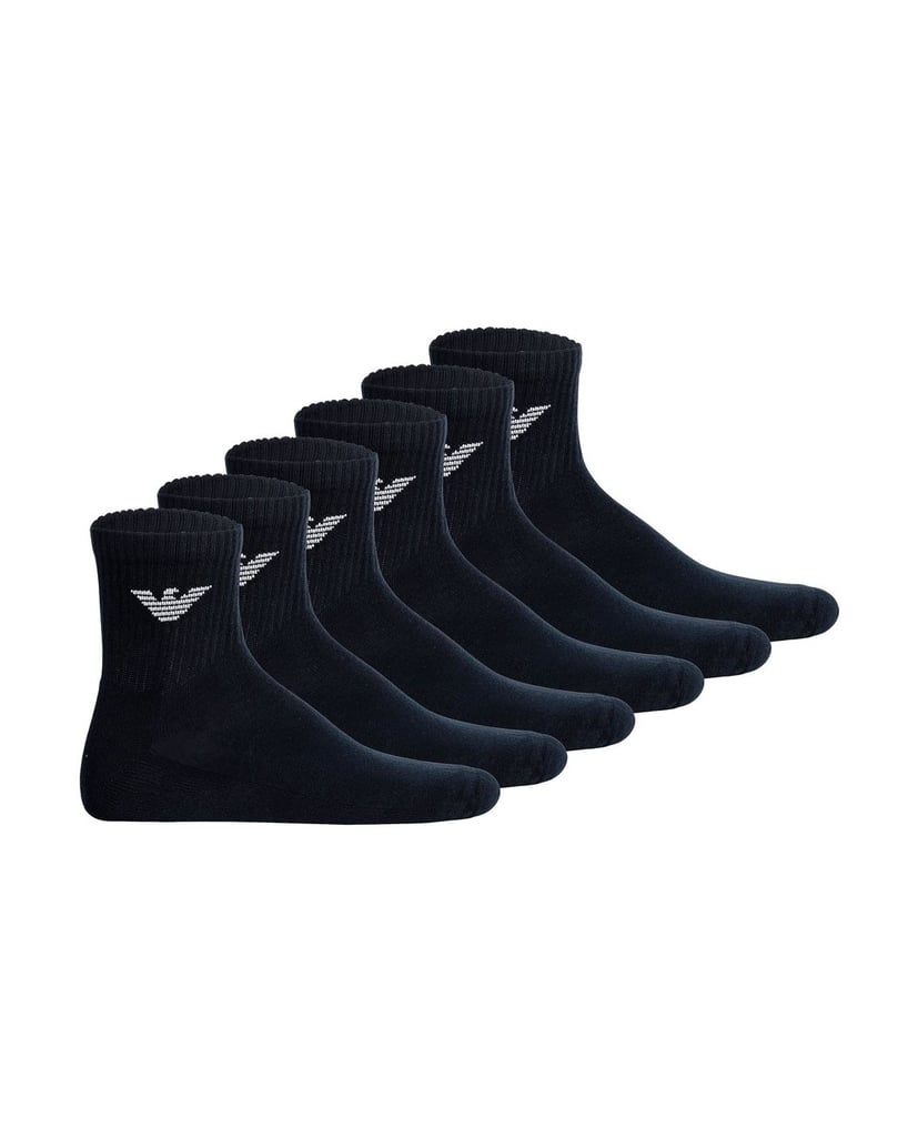 Emporio-Armani-Herren-Socken-6er-Pack-SPORTY-SPONGE-6P-blau