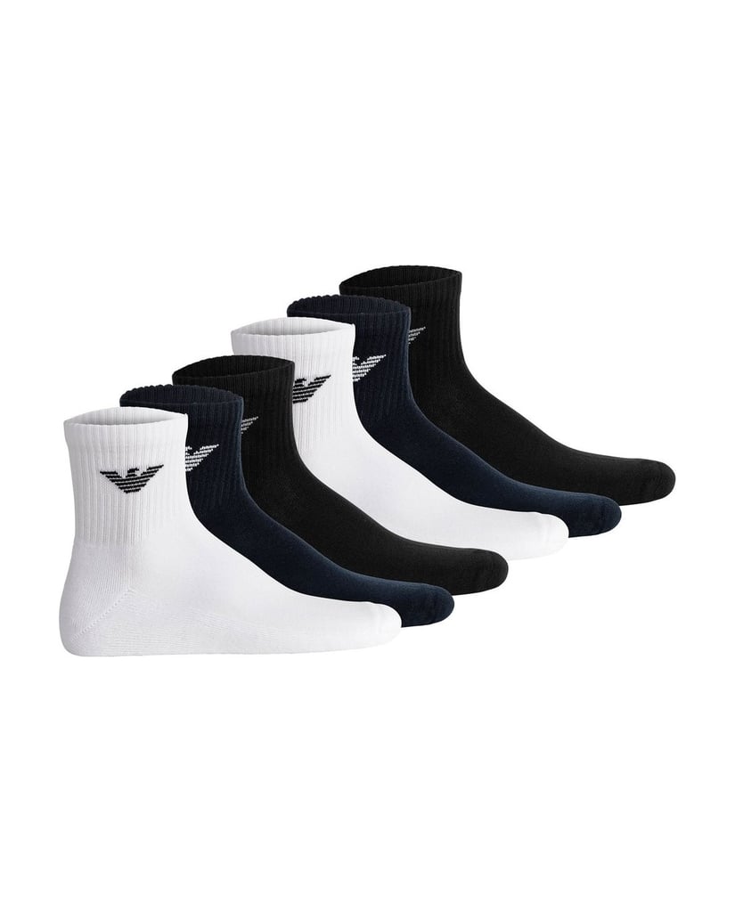 Emporio-Armani-Herren-Socken-6er-Pack-SPORTY-SPONGE-6P-schwarz