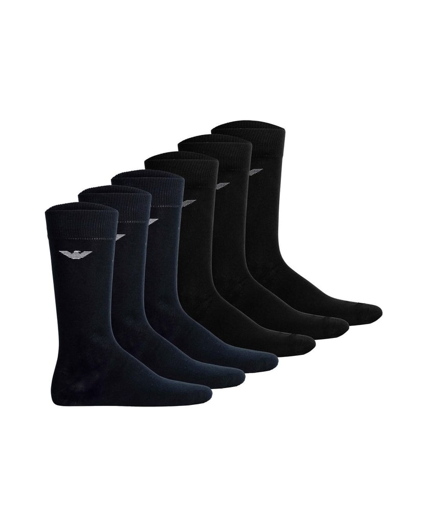 Emporio-Armani-Herren-Socken-6er-Pack-Casual-Cotton-6P-navy