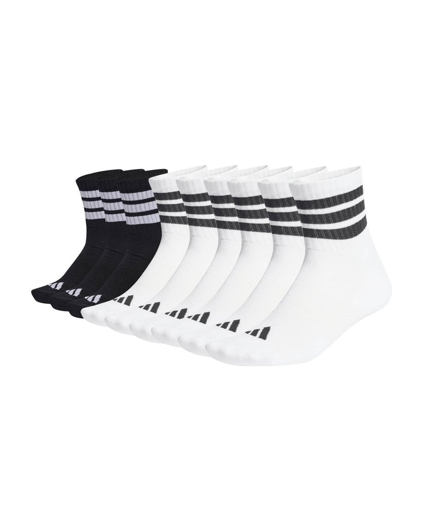 Adidas-Unisex-Socken-9er-Pack-3-Stripes-Cushioned-Sportswear-Mid-Cut-Socks-9P-weiss-