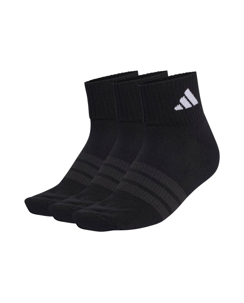 Adidas-Unisex-Socken-3er-Pack-Cushioned-Sportswear-Ankle-Socks-schwarz
