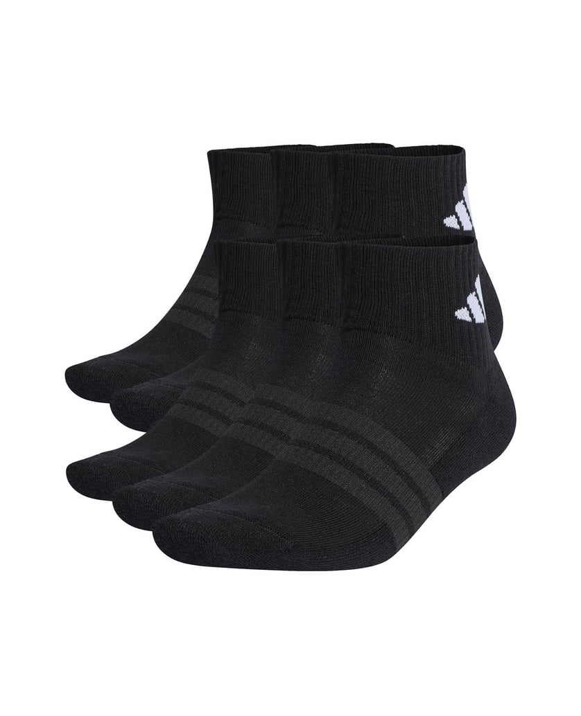 Adidas-Unisex-Socken-6er-Pack-Cushioned-Essentials-Ankle-Socks-schwarz