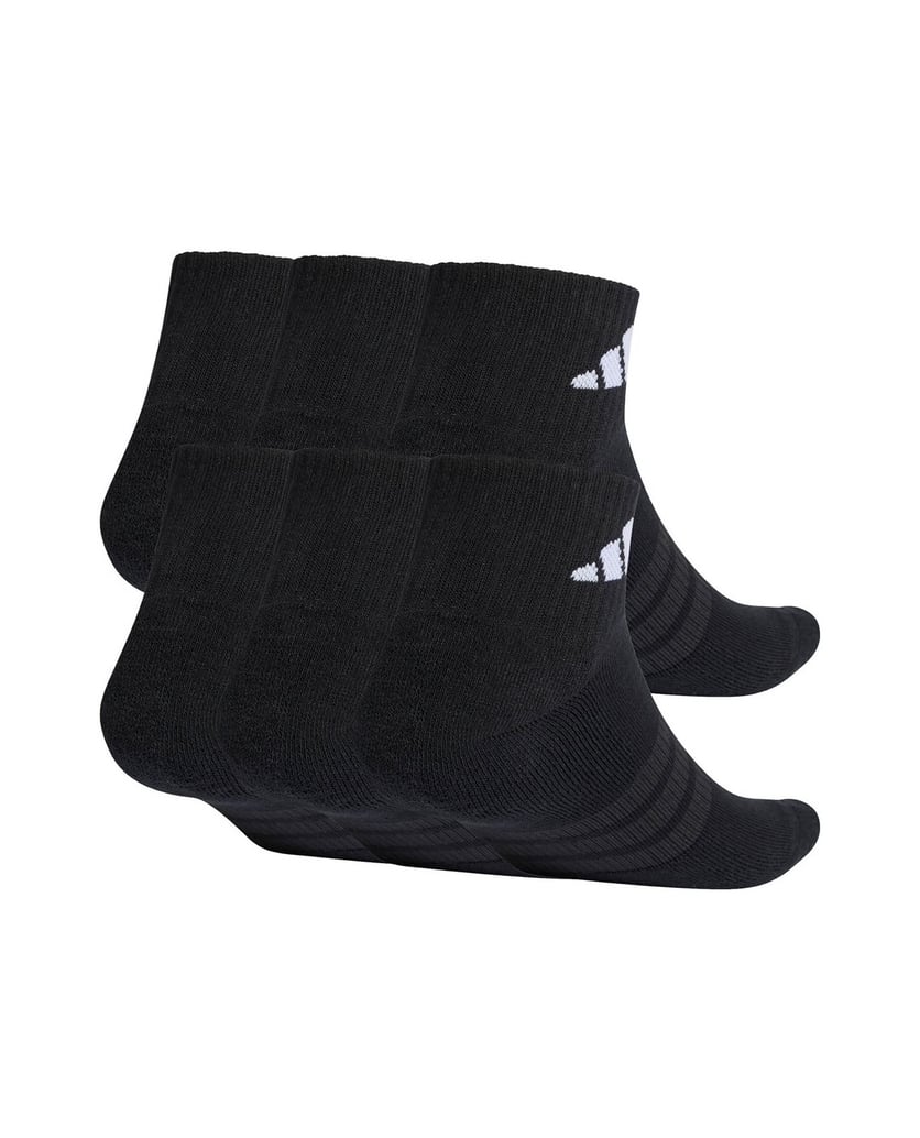 Adidas-Unisex-Socken-6er-Pack-Cushioned-Essentials-Ankle-Socks-schwarz