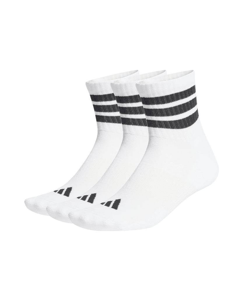 Adidas-Unisex-Socken-3er-Pack-3-Stripes-Cushioned-Sportswear-Mid-Cut-Socks-schwarz