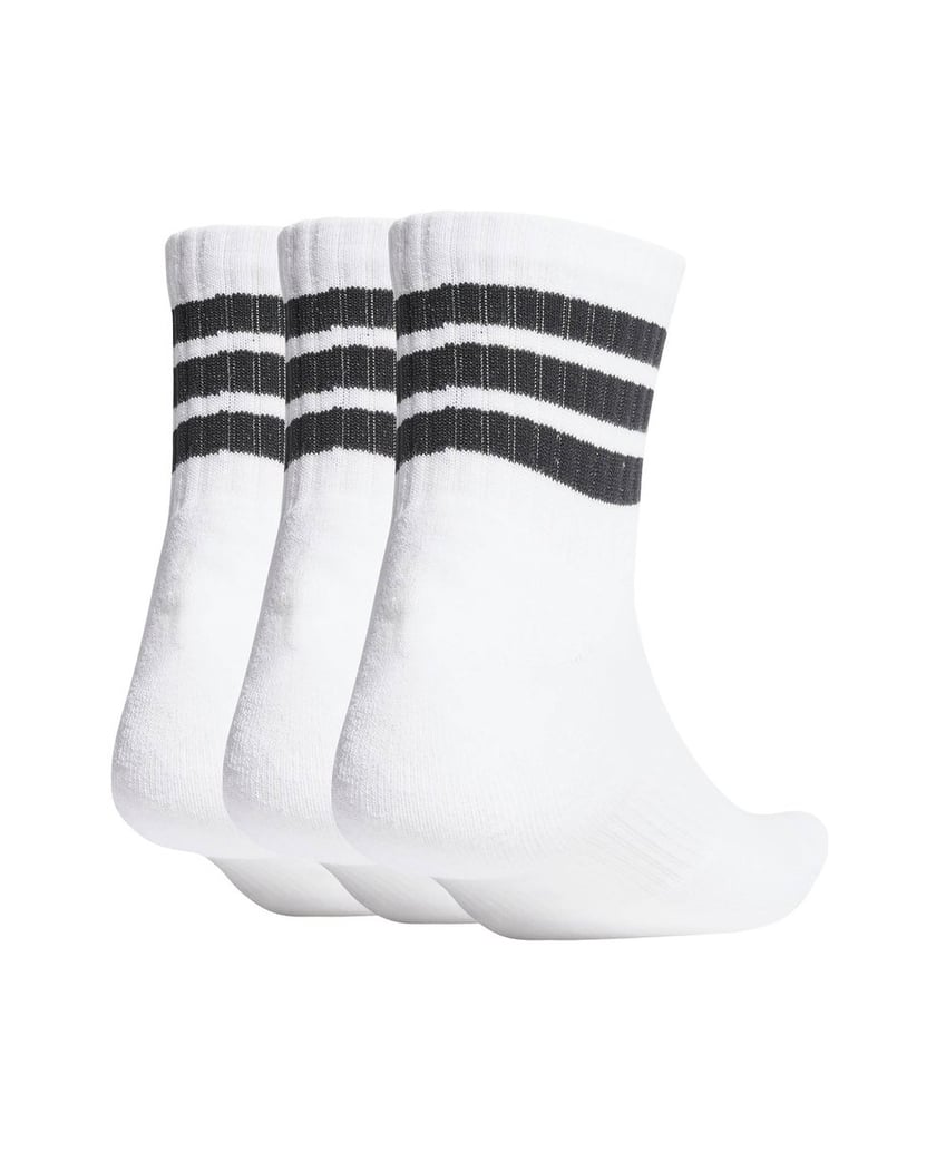 Adidas-Unisex-Socken-3er-Pack-3-Stripes-Cushioned-Sportswear-Mid-Cut-Socks-schwarz