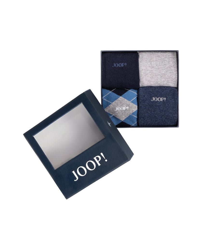 Joop-Unisex-Socken-4er-Pack-Premium-Essential-Socks-in-Box-4P-mehrfarbig-