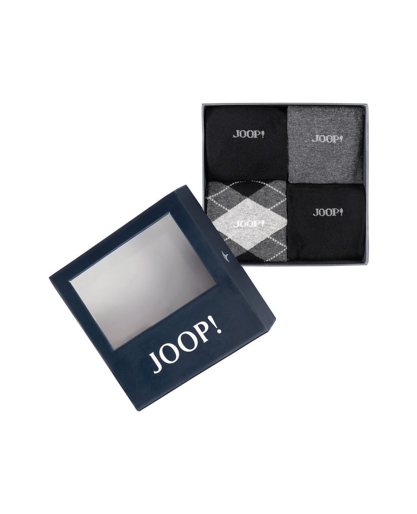 Joop-Unisex-Socken-4er-Pack-Premium-Essential-Socks-in-Box-4P-mehrfarbig-