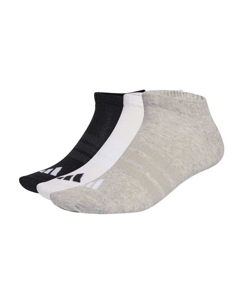 Adidas-Unisex-Socken-3er-Pack-Thin-&-Light-Sportswear-Low-Cut-Socks-schwarz
