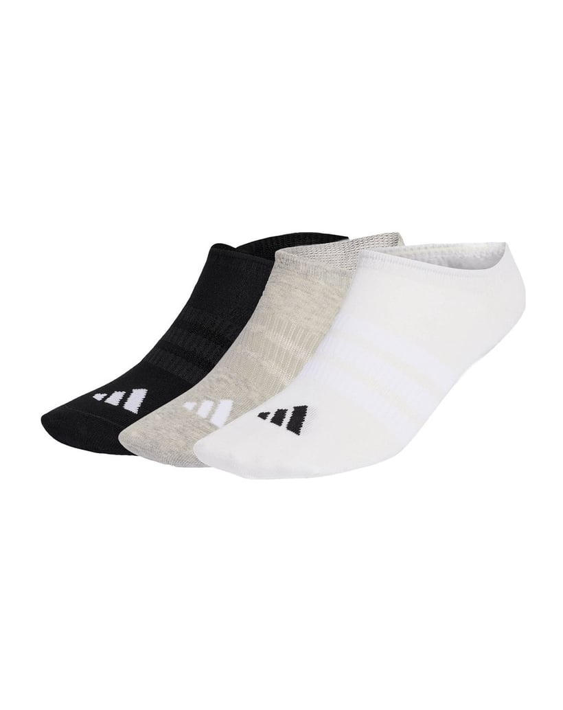 Adidas-Unisex-Socken-3er-Pack-Thin-&-Light-Sportswear-No-Show-Socks-weiss