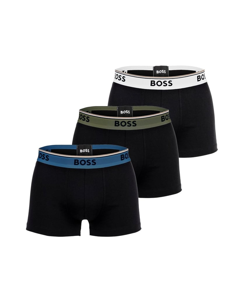 BOSS-Herren-Boxershort-3er-Pack-Trunk-3P-Power-schwarz