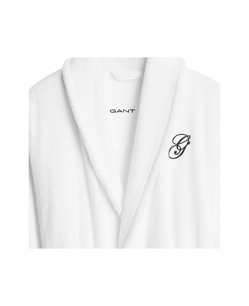 GANT-Unisex-Bademantel-1er-Pack-EMBROIDERY-ROBE-weiss