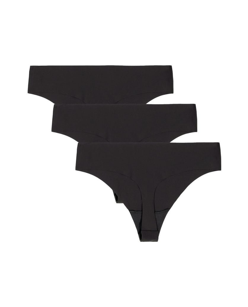 Under-Armour-Damen-String-3er-Pack-UA-PURE-STRETCH-NO-SHOW-THONG--SOLID-3PK-schwarz