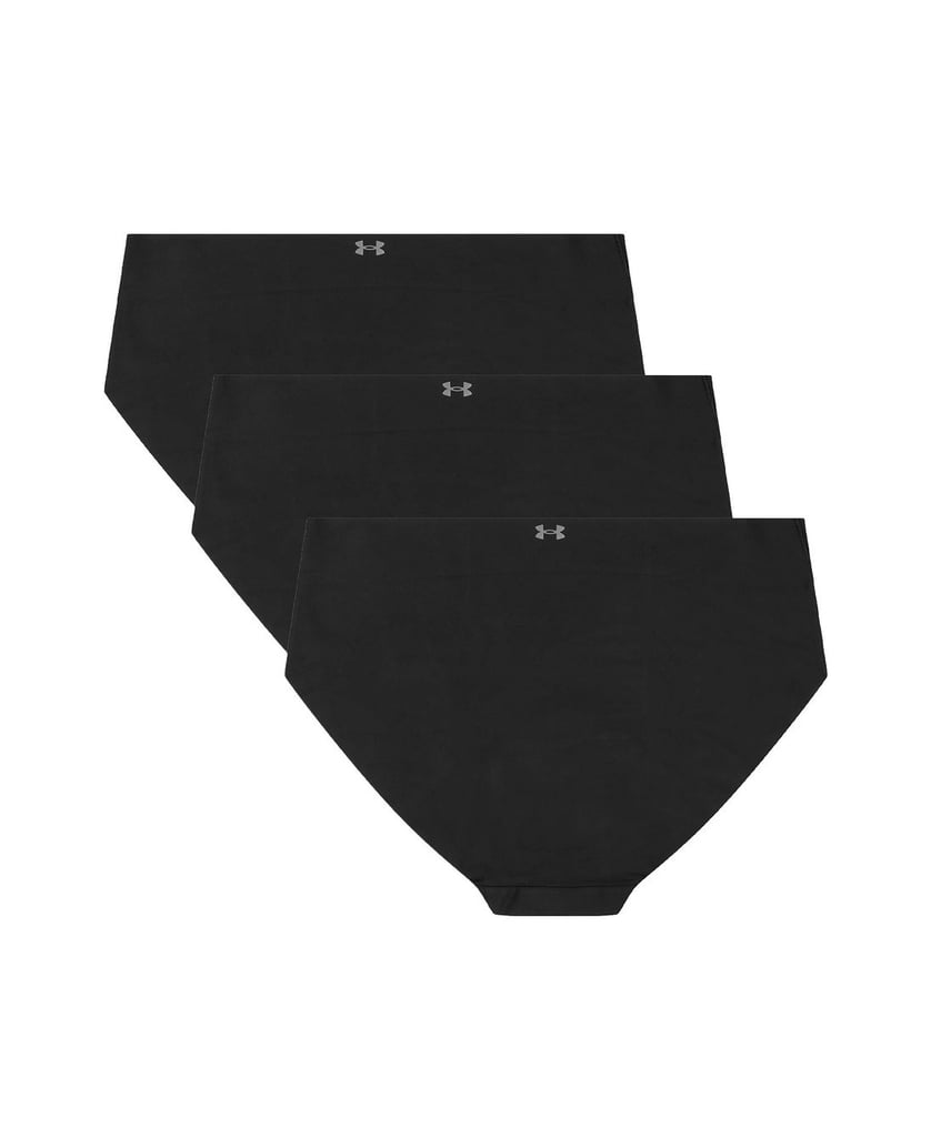 Under-Armour-Damen-Panty-3er-Pack-UA-PURE-STRETCH-NO-SHOW-HIPSTER-SOLID-3PK-schwarz
