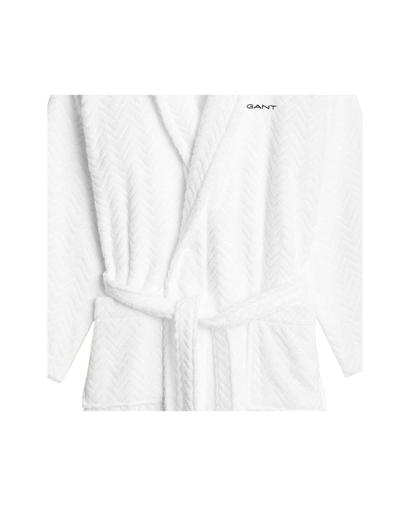 GANT-Unisex-Bademantel-1er-Pack-JACQUARD-HERRINGBONE-ROBE-grau