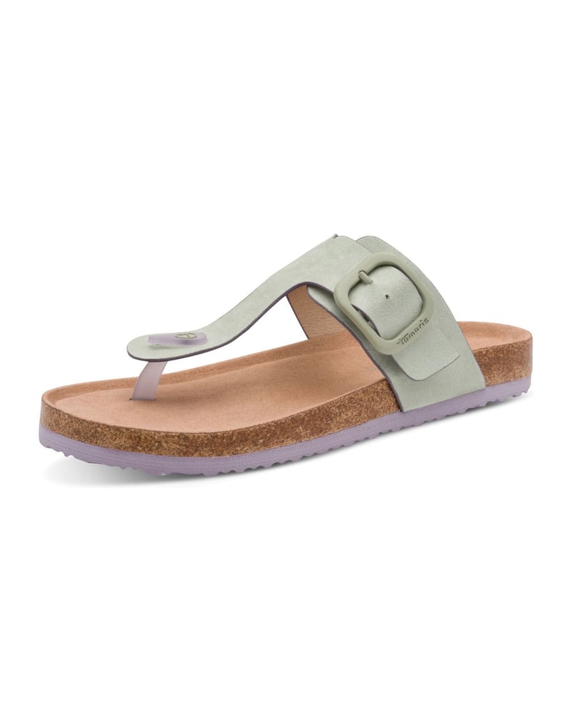 TAMARIS-Pantolette-grün