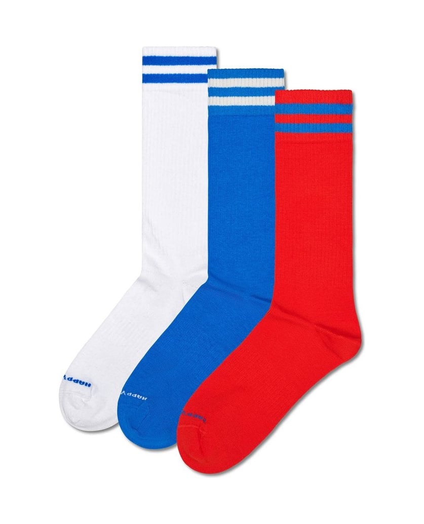 HAPPY-SOCKS-Unisex-Socken-3er-Pack-Solid-Crew-Socks-3-Pack-Set-mehrfarbig