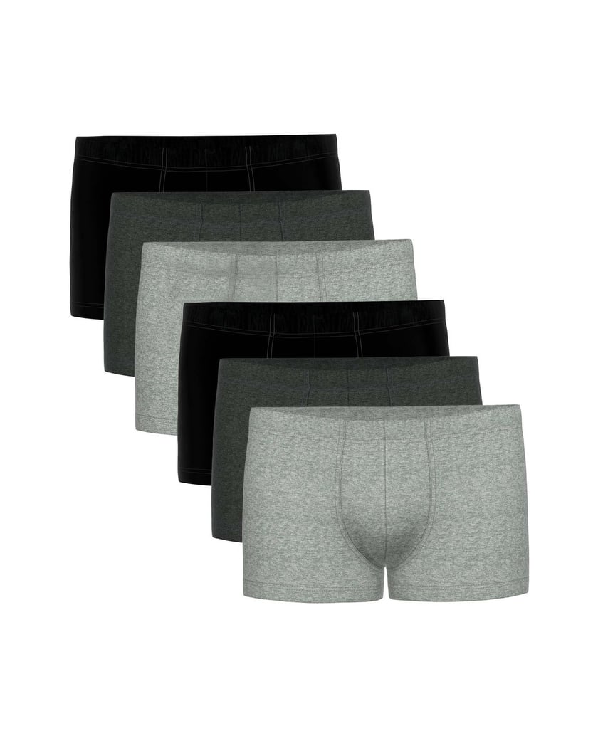 Seidensticker-Herren-Boxershort-6er-Pack-grau-kombiniert