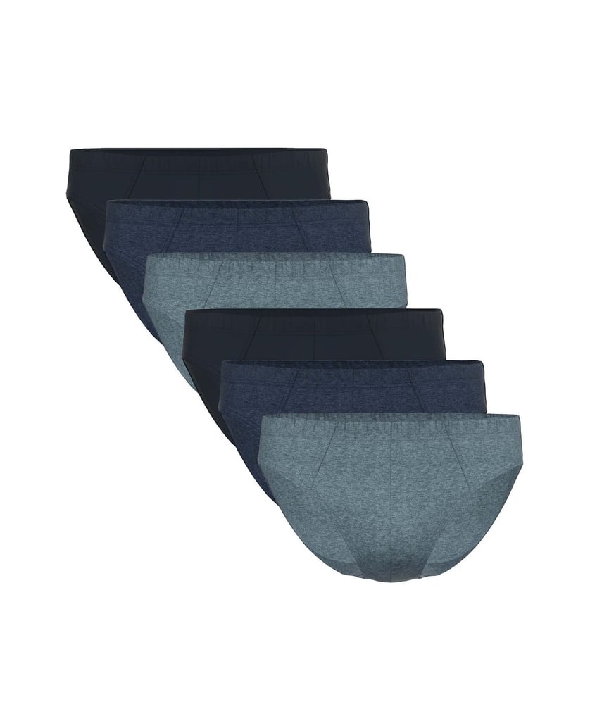 Seidensticker-Herren-Slip-6er-Pack-grau-kombiniert