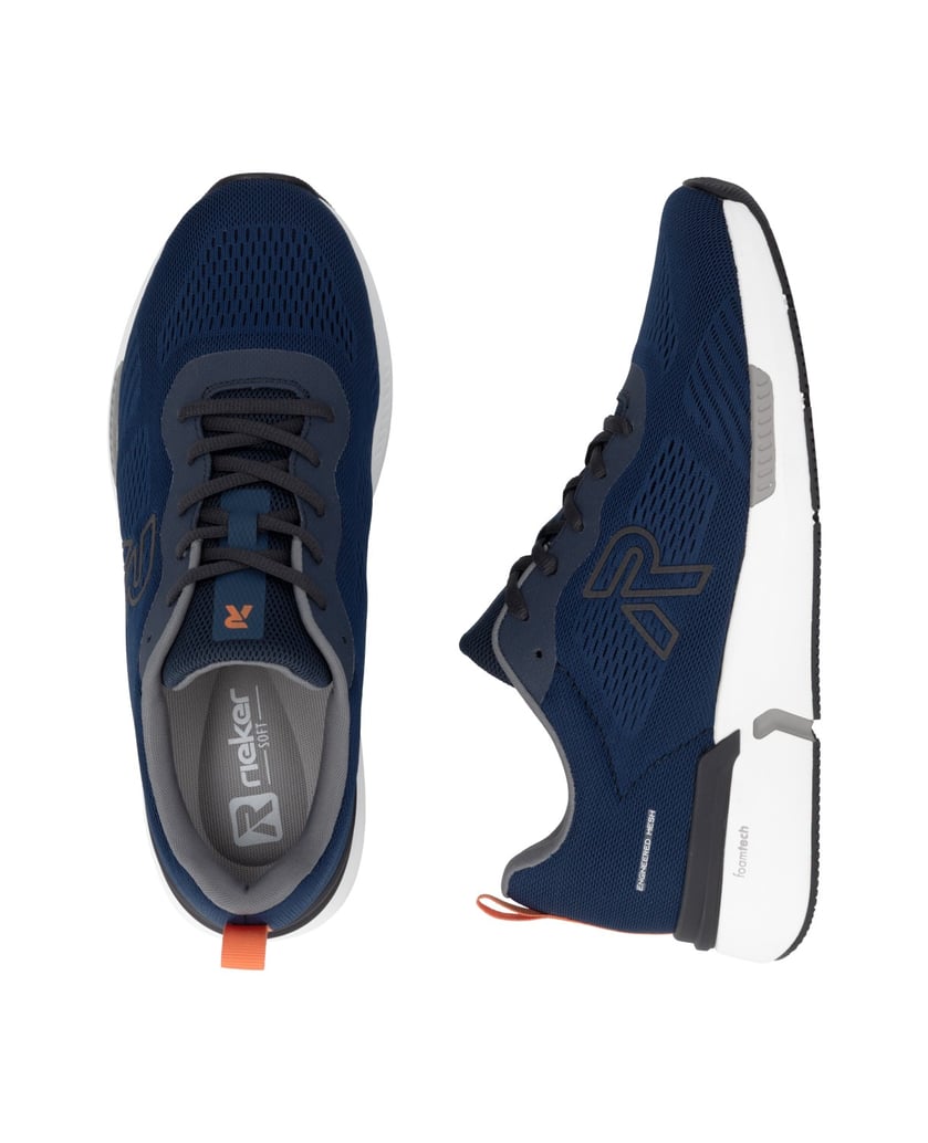 Rieker-Sport-Sneaker-Low-U1404-blau