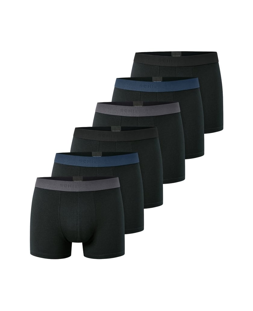 SCHIESSER-Herren-Boxershort-6er-Pack-6PACK-Shorts-