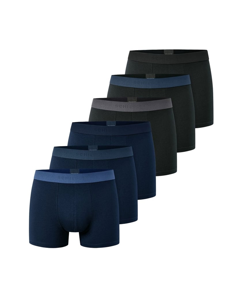 SCHIESSER-Herren-Boxershort-6er-Pack-6PACK-Shorts-
