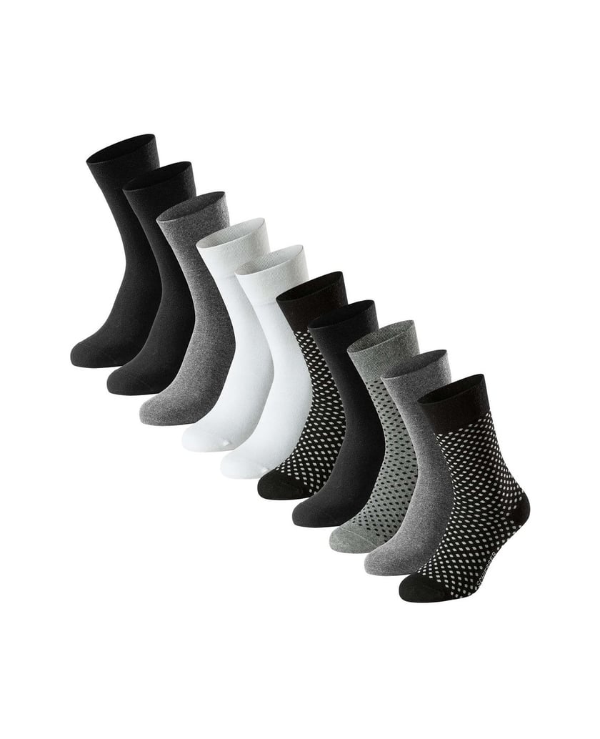 SCHIESSER-Herren-Socken-10er-Pack-Bluebird-10P-schwarz-