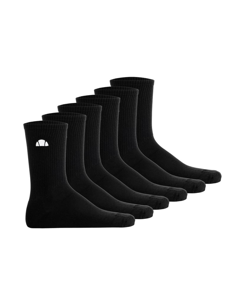 ELLESSE-Unisex-Socken-6er-Pack-ALACRE-Crew-Socks-6P-schwarz