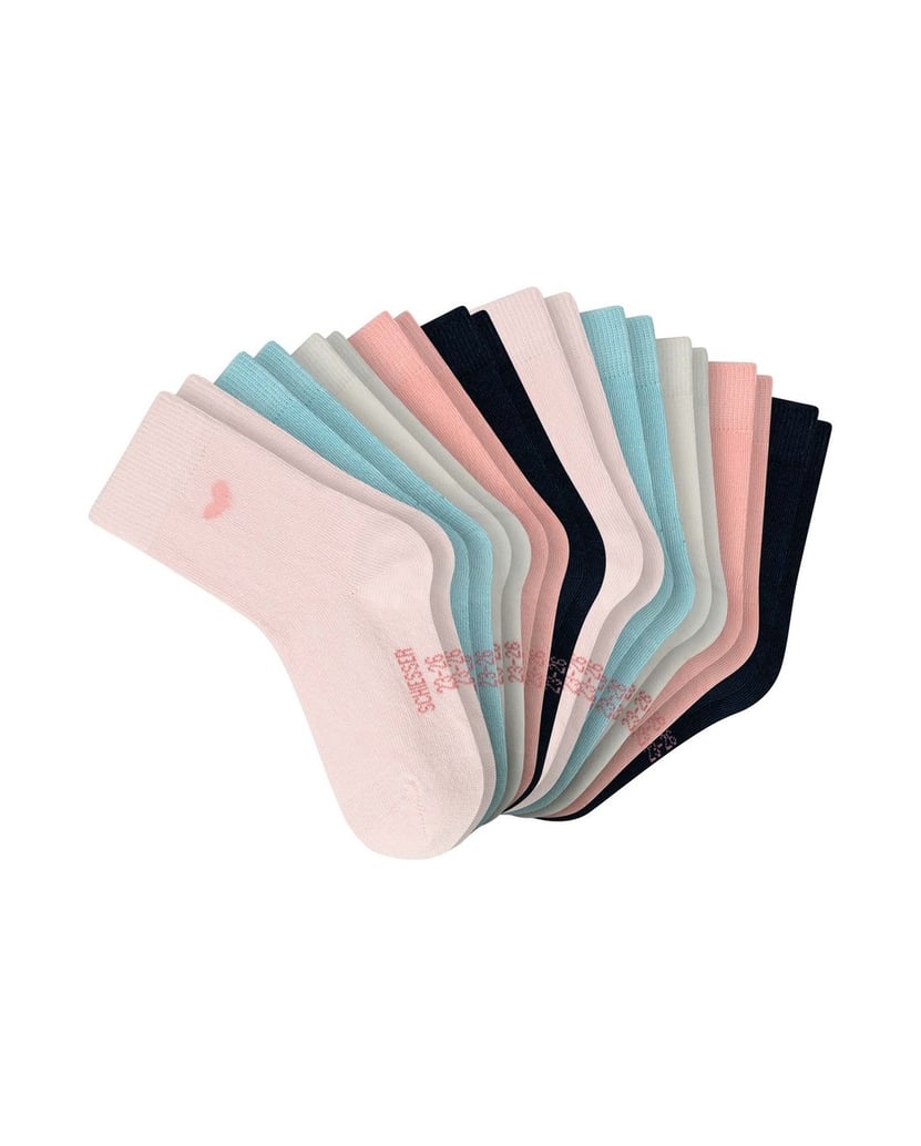 SCHIESSER-Mädchen-Socken-10er-Pack-Legwear-Kids-10P-rosa