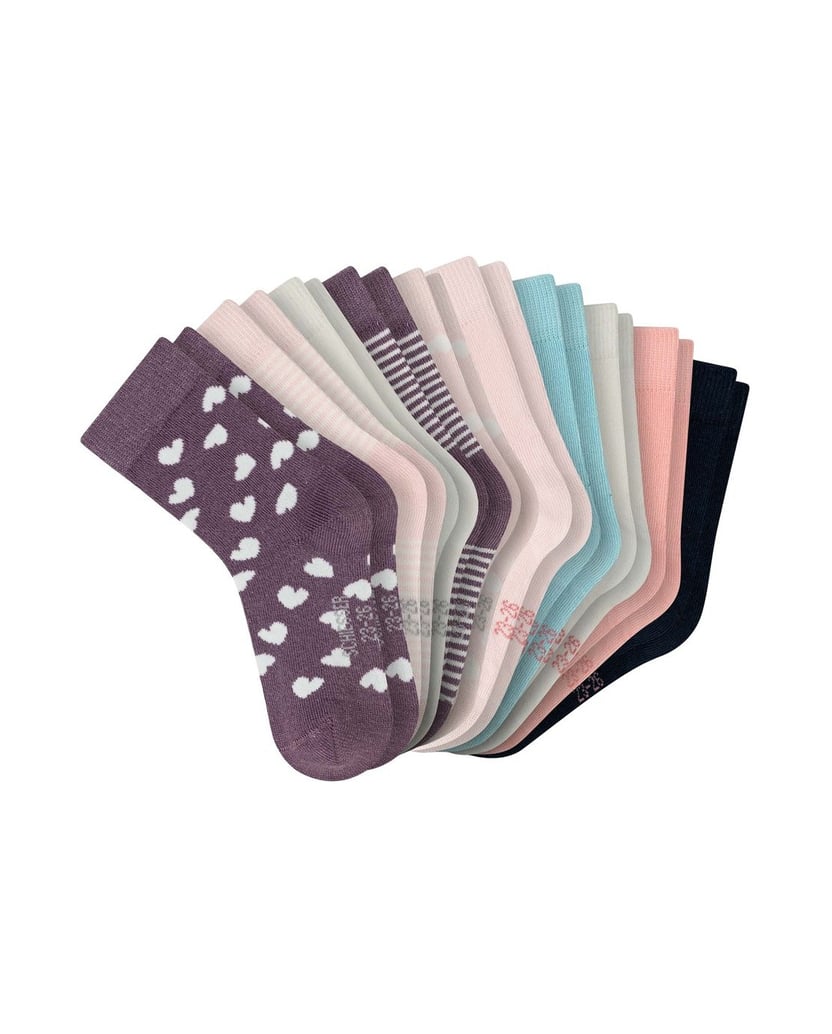 SCHIESSER-Mädchen-Socken-10er-Pack-Legwear-Kids-10P-rosa
