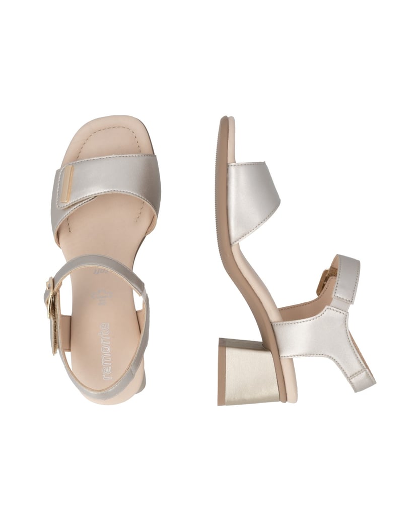 Remonte-Riemchensandaletten-D1K54-gold