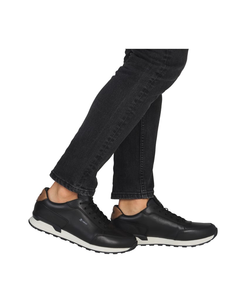 Rieker-Schnürschuhe-U0314-schwarz