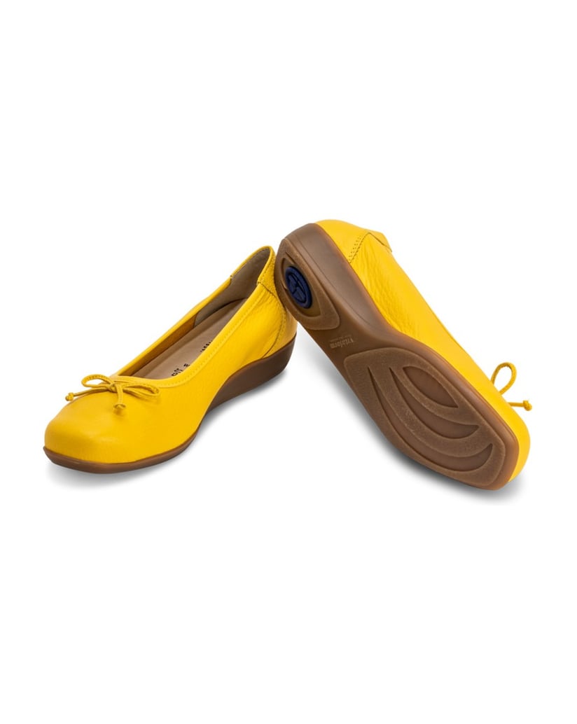 VITAFORM-Hirschleder-Ballerinas-gelb