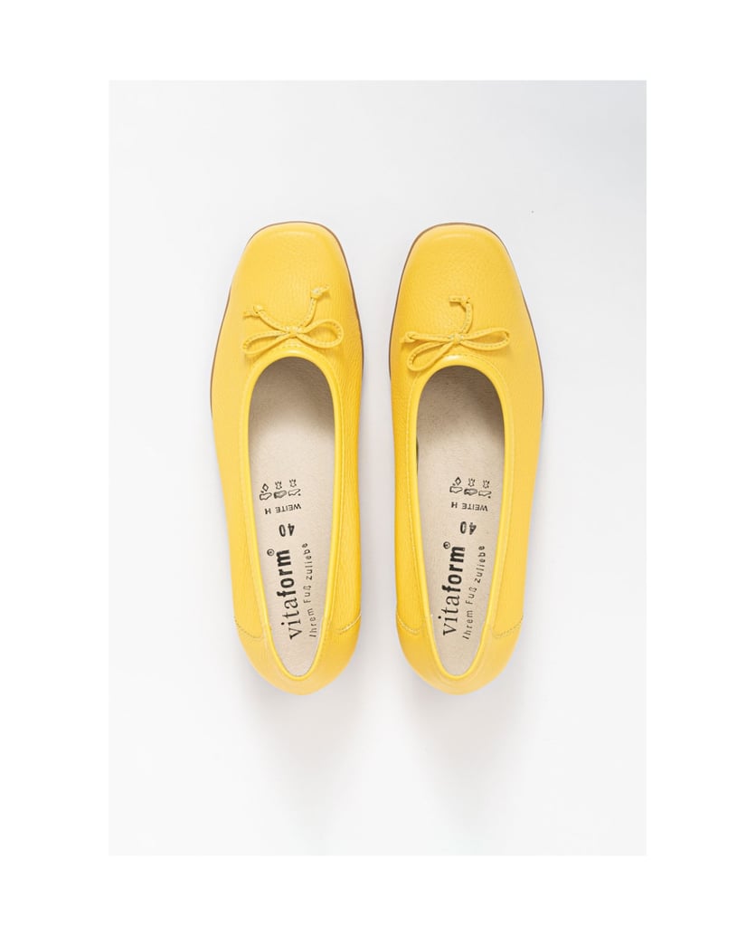VITAFORM-Hirschleder-Ballerinas-gelb