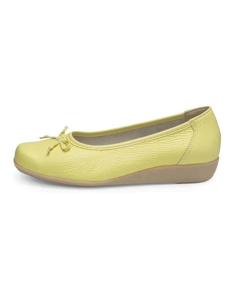 VITAFORM-Hirschleder-Ballerinas-gelb