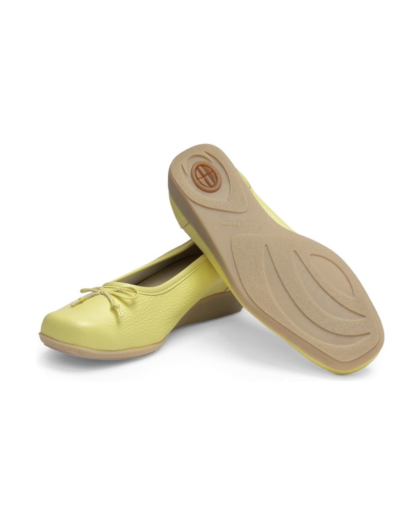 VITAFORM-Hirschleder-Ballerinas-gelb